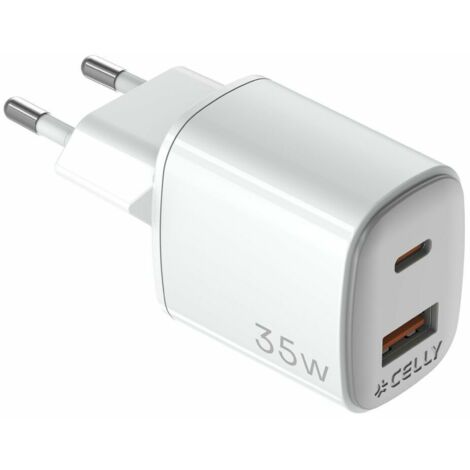 Caricabatterie da Parete Celly UPTC1USB1USBC35