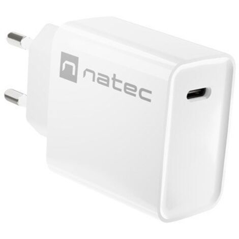 Caricabatterie da Parete Natec RIBERA NUC-2059 Bianco 20 W