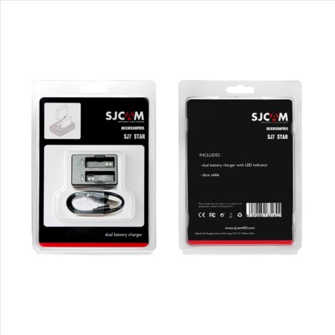 Caricabatterie doppio originale SJCAM S7 STAR DUAL
