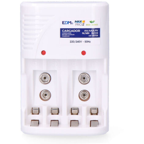 Caricabatterie EDM 38706 4 Batterie