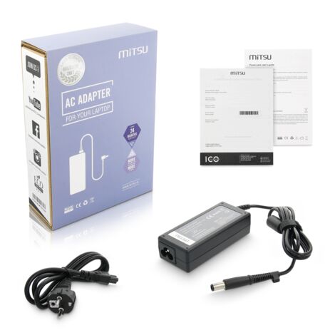 Caricabatterie HP 18,5 V 3,5 A 65 W 7,4 x 5,0 mm pin