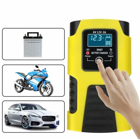 TROTEC PBCS 2A, für Auto-, Motorrad- und Motorscooter-Batterien Autobatterie -Ladegerät