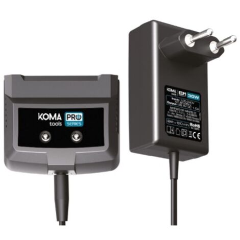 Caricabatterie koma tools 30 watt nero 20 volt