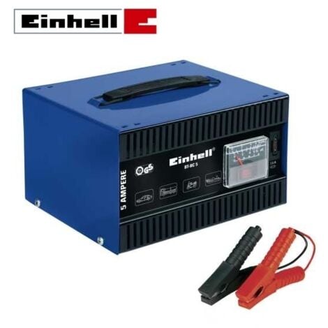 Caricabatterie moto/autoveicoli/imbarcazioni 5,0 Amp 12 Volt - BT-BC 5 Einhell
