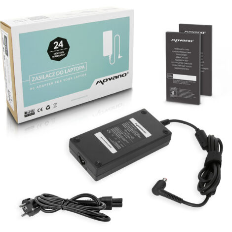 Caricabatterie per Acer 19,5 V 9,23 A 180 W 7,4 x 5,0 mm