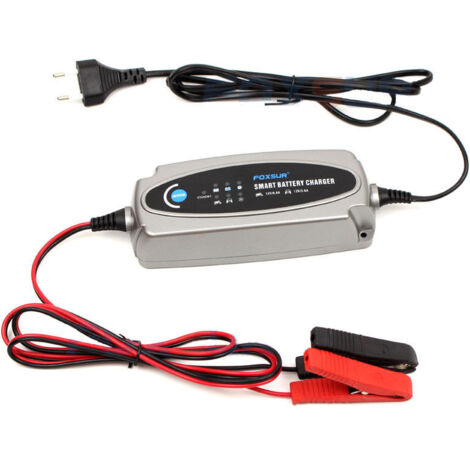 Caricabatterie per auto e moto a 5 stadi, 12 V, 3,6 A