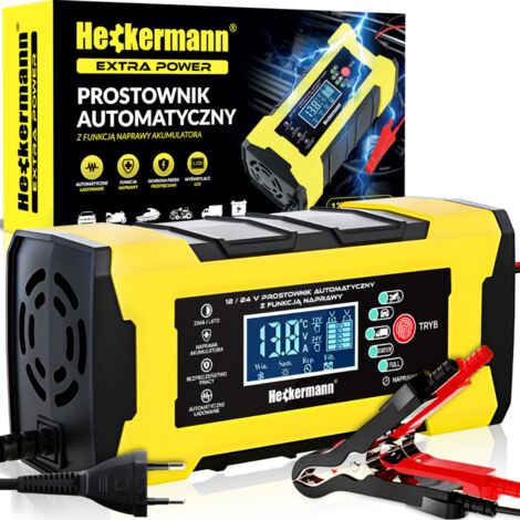 Caricabatterie per auto Heckermann 12V/24V