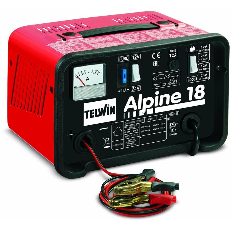 Image of Caricabatterie per Auto Moto Telwin Alpine 18 Boost 12 24