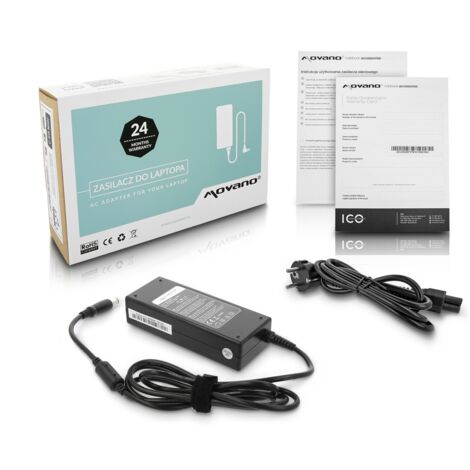 Caricabatterie per Dell 19,5 V 4,62 A 90 W 7,4 x 5,0 mm pin