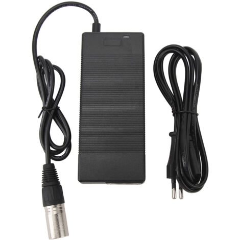 Caricabatterie per monopattino elettrico 29V 2A, adattatore di alimentazione XLR maschio a 3 pin per bici elettriche, spina UE, 100-240 V CA