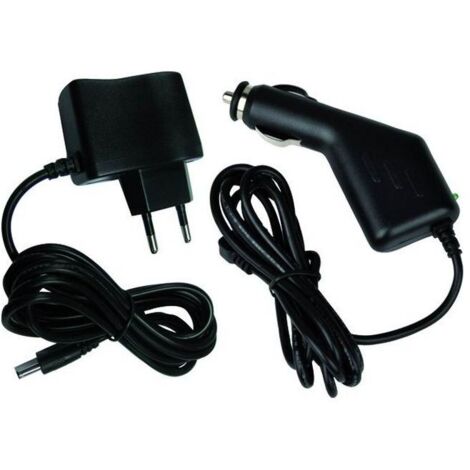 Caricabatterie per Torce Piego Casa-Auto 230V-12V