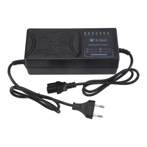 Caricabatterie per Veicoli Elettrici 48V 20AH Display un 7 Luci di Potenza Protezione Dalle Perdite Corrente/Spina UE Impulsi Completi