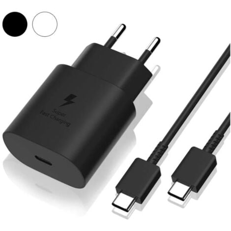 Caricabatterie rapido Samsung da 25 W, porta USB di tipo C, cavo di ricarica ultra veloce Samsung compatibile con Samsung Galaxy S22 Plus/S22 ULTRA/S21 FE 5G/S21Plus/S20FE/Note 20 ULTRA (1,2 m)