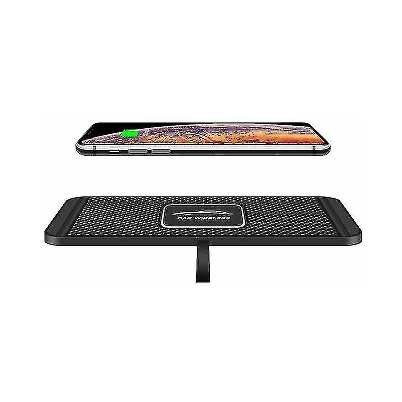Caricabatterie wireless antiscivolo per auto
