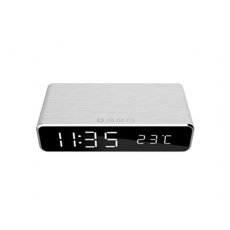 Caricatore mobile WRL W/Dig Alarm/Clock DAC-WPC-01 GEMBIRD