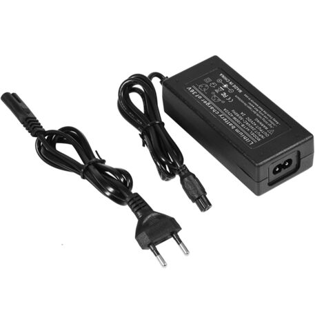 MINKUROW Caricatore per scooter elettrico, Caricatore per scooter elettrico, 42V 2A, completamente compatibile con scooter intelligenti a 2 ruote da 6,5, 8 e 10 pollici