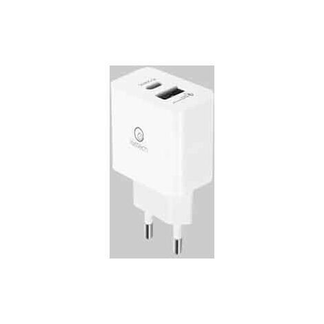 Caricatore rapido lostech attacco usb-c e lightning