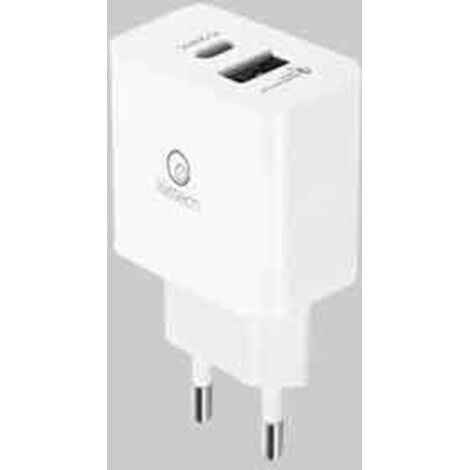 Caricatore rapido lostech attacco usb-c e lightning