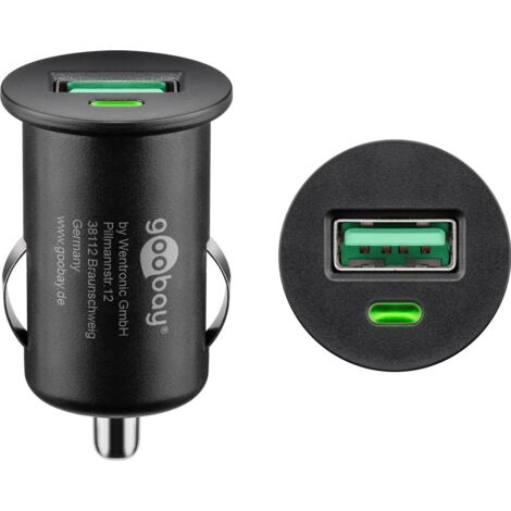 Caricatore rapido per auto USB Quick Charge (18 W), 18 W max. 2,4 A (12/24 V) 1x USB QC 3.0.