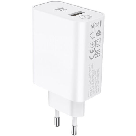 CARICATORE ULTRA-RAPIDO LOSTECH Attacco USB-C e Lightning