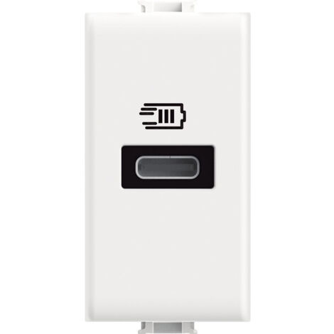 Caricatore USB-C Bticino Matix una porta tipo C