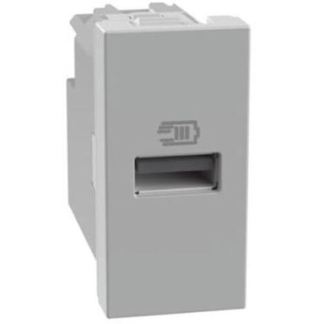 Caricatore Usb Tipo A 1Mgrigio Matixgo ( BTICINO cod. JG4191A )