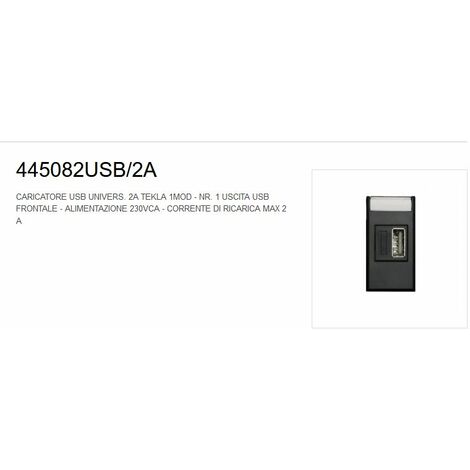 Acquista Presa USB da incasso di tipo A 2.0 1 presa USB tipo A su 1 spina  USB tipo A con illuminazione e cavo di 1,50 m 1457894 da Conrad