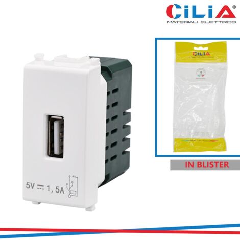 CARICATORE USB VMR PLN BIANCO  CILIA