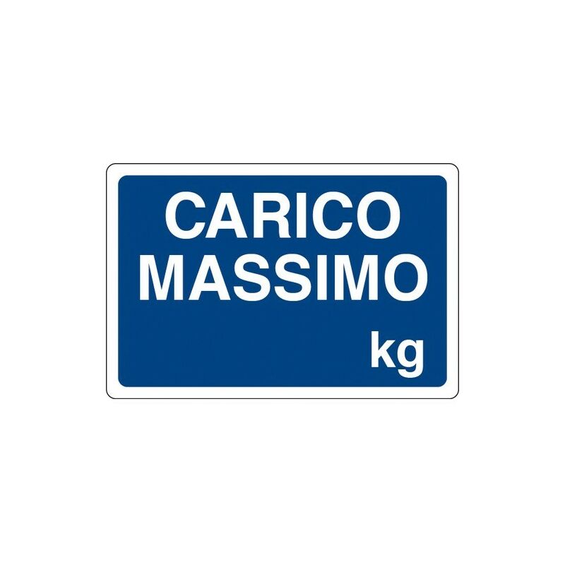 Image of D&v Verona Srl - carico massimo kg segnali di informazione