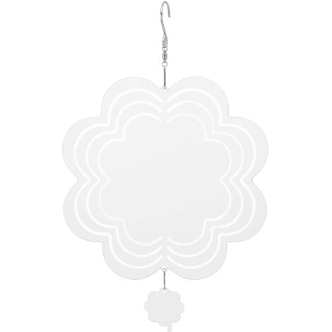 Carillon à Vent en Aluminium pour Sublimation DIY - Décoration de Jardin Extérieur 200x200x1mm