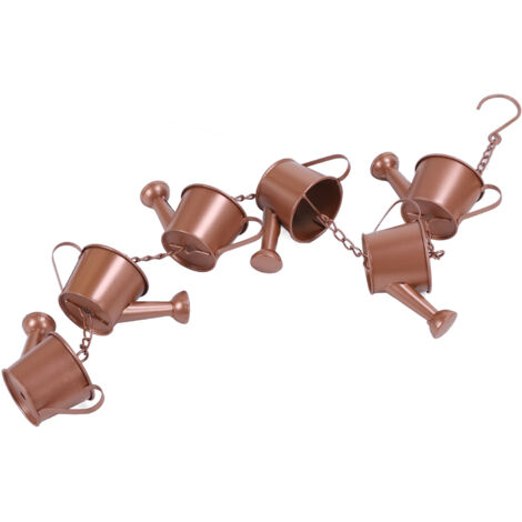 Carillon à Vent en Forme de Bouilloire Métallique pour Décoration Extérieure
