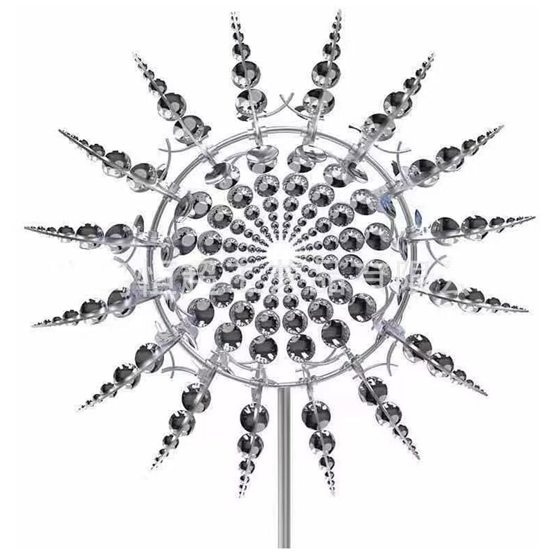 Litzee - Carillon à vent unique et magique en métal pour l'extérieur