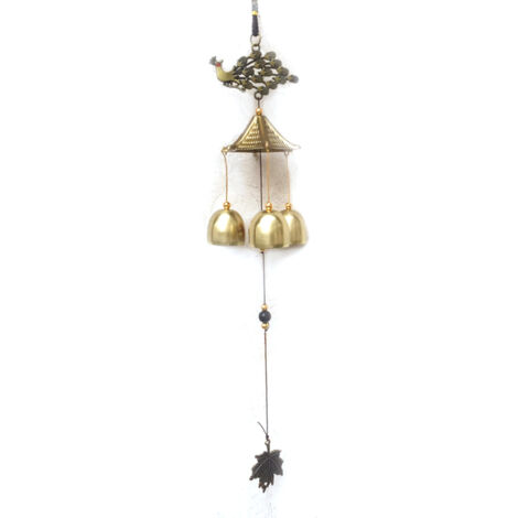 Carillon à Vent Vintage Alliage Rétro - Décoration Maison et Boutique Paillonné Paon