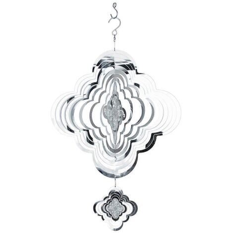 Carillon éolien avec mini-girouette, cadeau pour femme, décoration suspendue ---