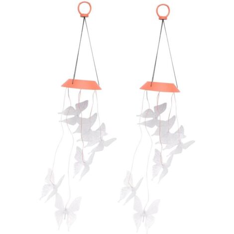 Carillon éolien, carillons de lumières solaires, carillons éoliens papillon