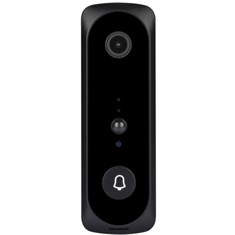 ANPVIZ Carillon et sonnette Caméra de surveillance intérieure / extérieure Sonnette vidéo avec caméra, FHD 1080P Smart WiFi Doorbell Camera Sonnette vidéo à anneau sans fil avec vision naturelle, audio bidir
