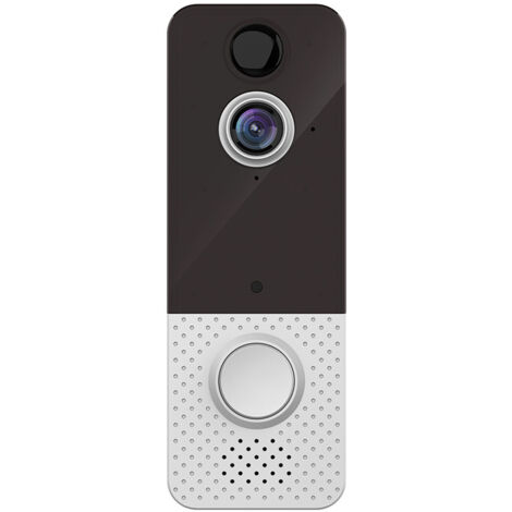 ANPVIZ Carillon et sonnette Sonnette avec caméra sans fil, sonnette vidéo sans fil, 1080P FHD, détection humaine PIR, batterie 6400 mAh, angle de vision 170°, étanche IP66