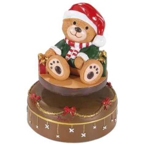 Carillon Natalizio Vintage con Orsetto - Idea Regalo per il Natale