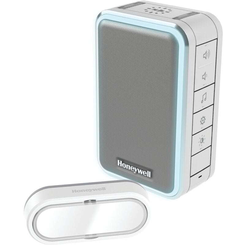 Friedland - Kit carillon sans fil avec halo lumineux Portée 150m - Niveau sonore 84 dB