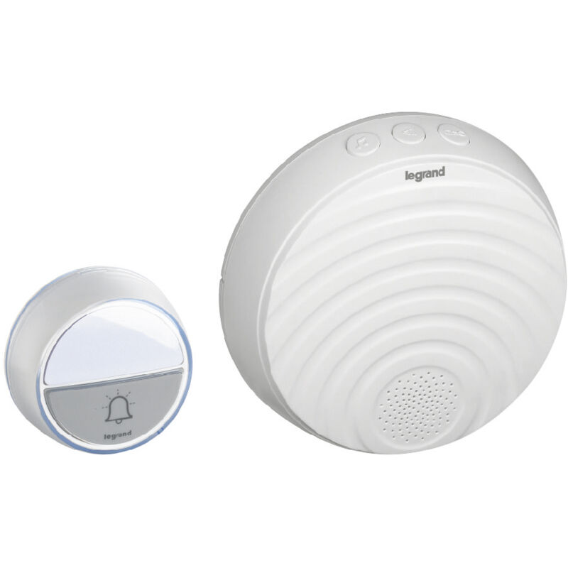 Legrand - Kit carillon radio sans fil Confort plug-in 230V - blanc