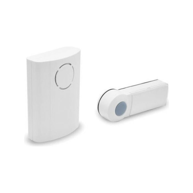 Extel - Carillon sans fil Carillo - Portée 100m - 36 sonneries - Bouton étanche IP44