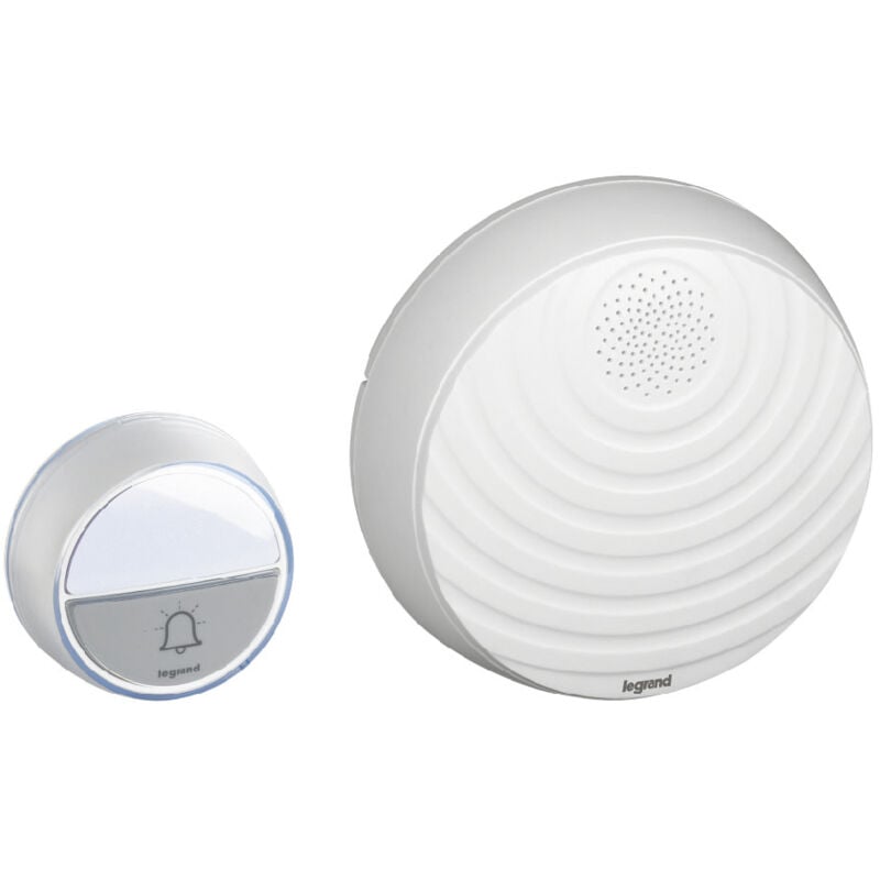 Legrand - Kit carillon radio sans fil Confort à piles - blanc
