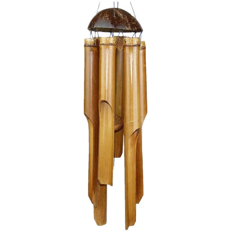 Trimec - Carillons éoliens en bambou, super son, décoratif pour le jardin et le balcon-