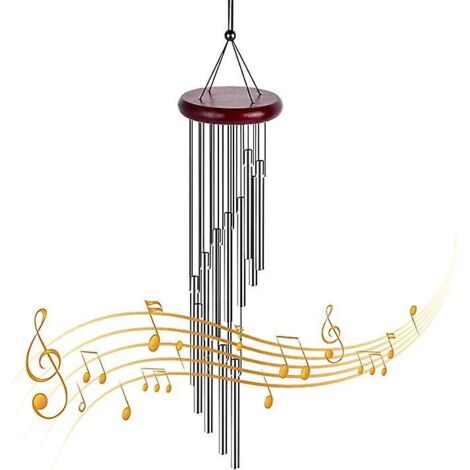 carillons Oliens Carillons De Vent Extrieurs Tube En Aluminium En Bois Massif Carillon Oliens Nature Mlodieux Carillon  Vent Musical Pour Jardin P