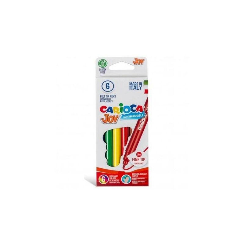 

Carioca rotulador joy punta fina colores - caja de 6