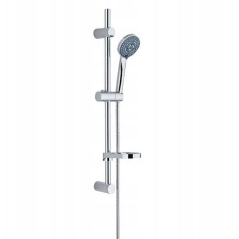 Caris Chrom-Duschset mit Schiebestange