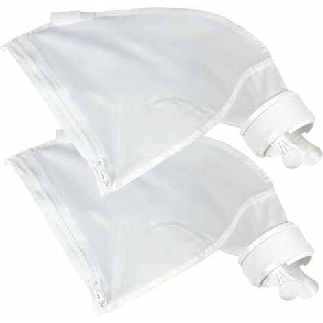 Carivent Bolsas de nailon para limpiador de piscinas, bolsa con cremallera de repuesto para Polaris 280 o 480, bolsas de malla multiusos (2 piezas)