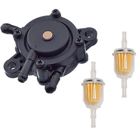 Carkio, pompe à carburant de replacement Compatible with Briggs & Stratton 491922 808 656 avec filtre à carburant de replacement Kohler 25 050 03-S John Deere AM116304