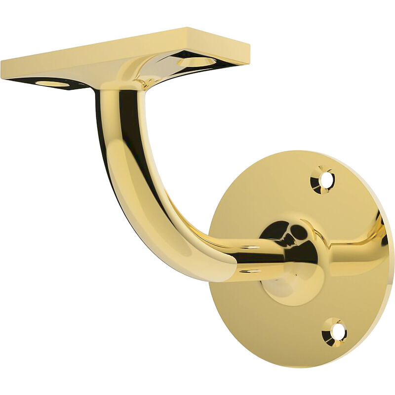 Carlisle Brass - Heavyweight Handrail Bracket 64mm Polished Brass