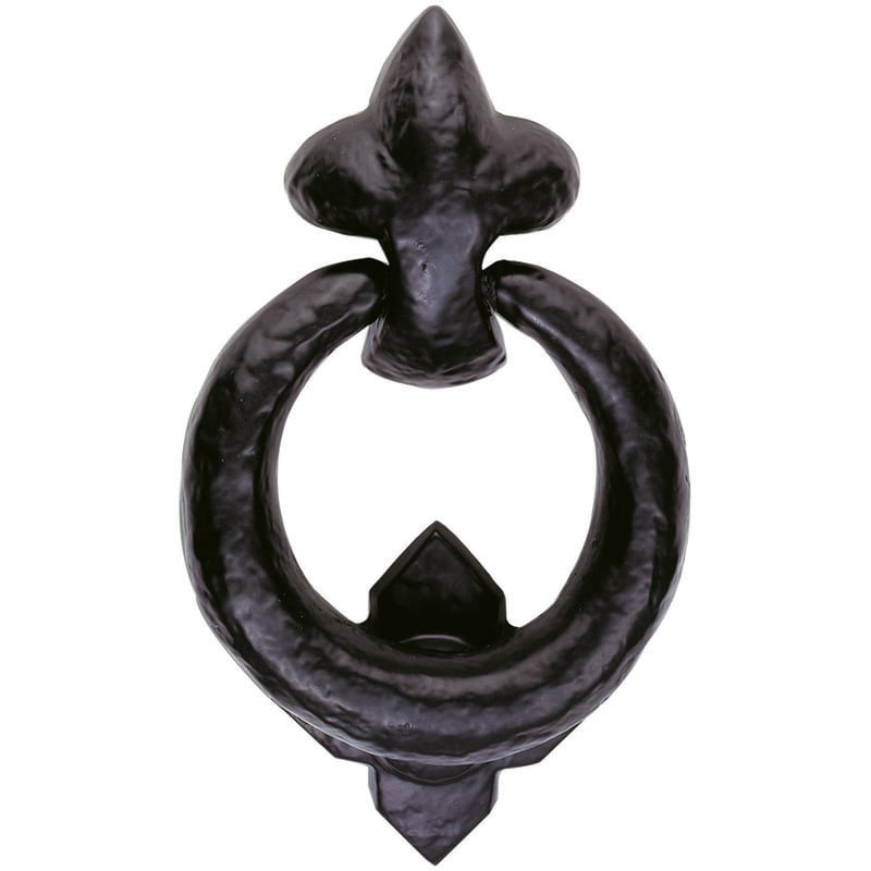 Ring Door Knocker Black Antique - Carlisle Brass